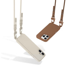 CUSTODIA TECH-PROTECT MAGNECKLACE MAGSAFE IPHONE 15 MARRONE CIOCCOLATO