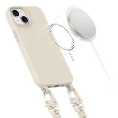 COPERTURA TECH-PROTECT MAGNECKLACE MAGSAFE IPHONE 15 COSMIC LATTE