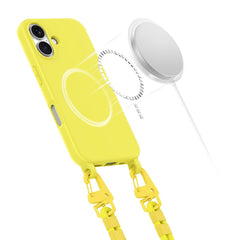 COPERTURA TECH-PROTECT MAGNECKLACE MAGSAFE IPHONE 16 GIALLO CANARINO