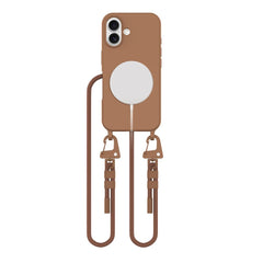 CUSTODIA TECH-PROTECT MAGNECKLACE MAGSAFE IPHONE 16 MARRONE CIOCCOLATO