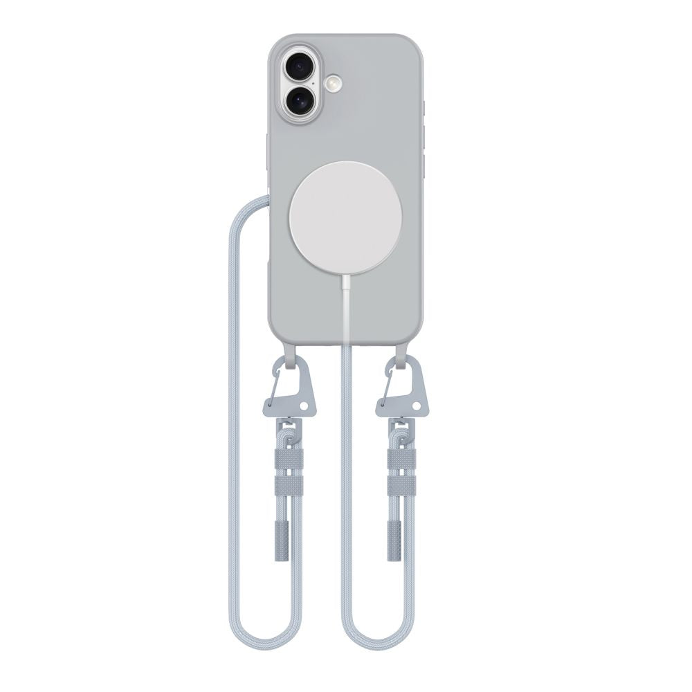 COPERTURA TECH-PROTECT MAGNECKLACE MAGSAFE IPHONE 16 GRIGIO CRAYON