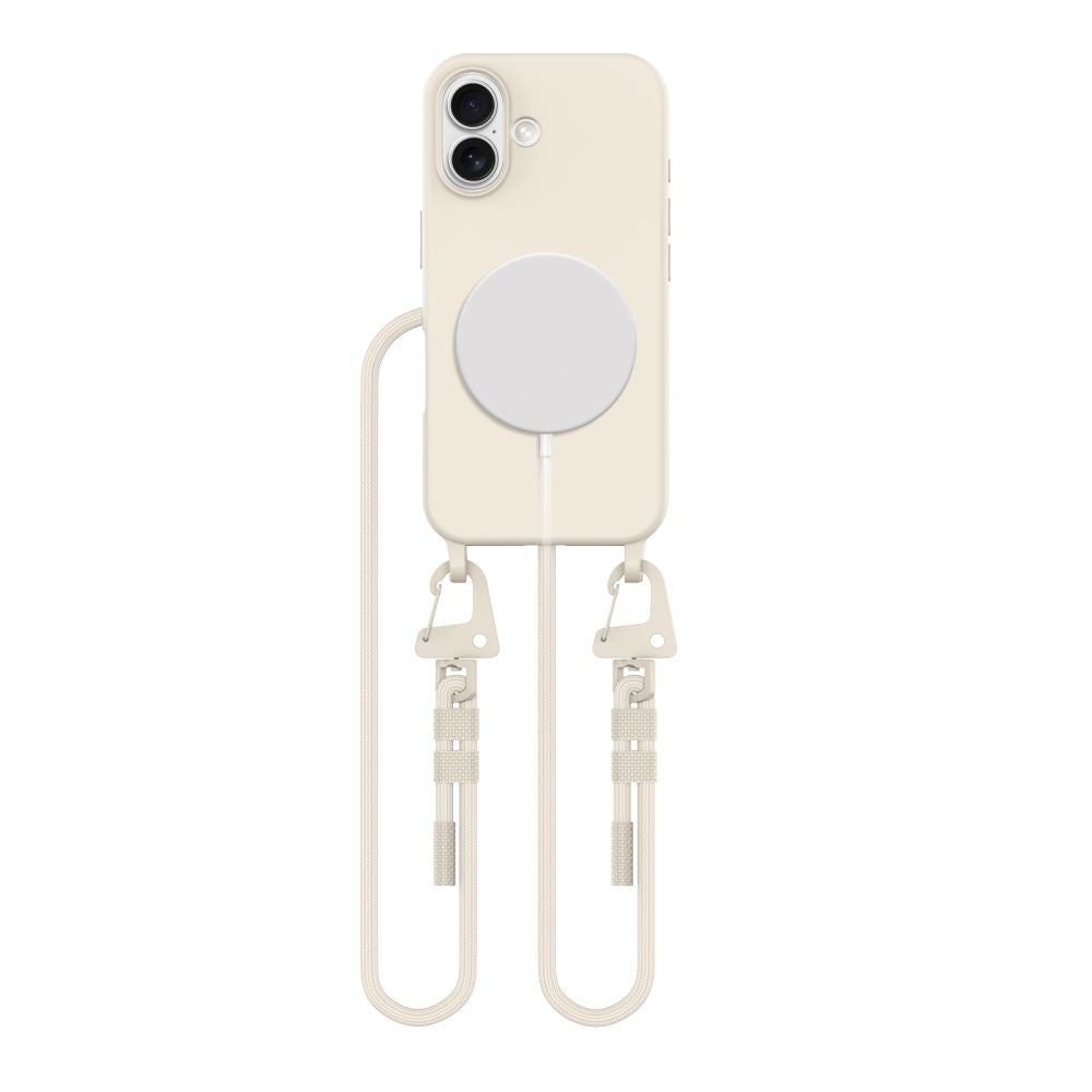 COPERTURA TECH-PROTECT MAGNECKLACE MAGSAFE IPHONE 16 LATTE