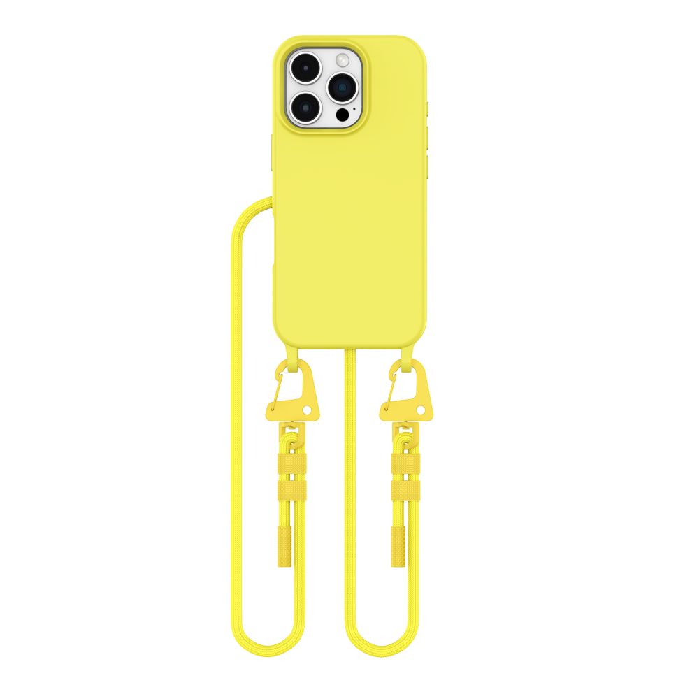 COPERTURA TECH-PROTECT MAGNECKLACE MAGSAFE IPHONE 16 PRO GIALLO CANARINO
