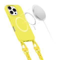 COPERTURA TECH-PROTECT MAGNECKLACE MAGSAFE IPHONE 16 PRO GIALLO CANARINO