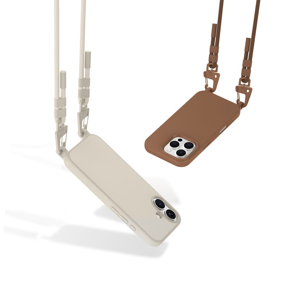 COPERTURA TECH-PROTECT MAGNECKLACE MAGSAFE IPHONE 16 PRO MARRONE CIOCCOLATO