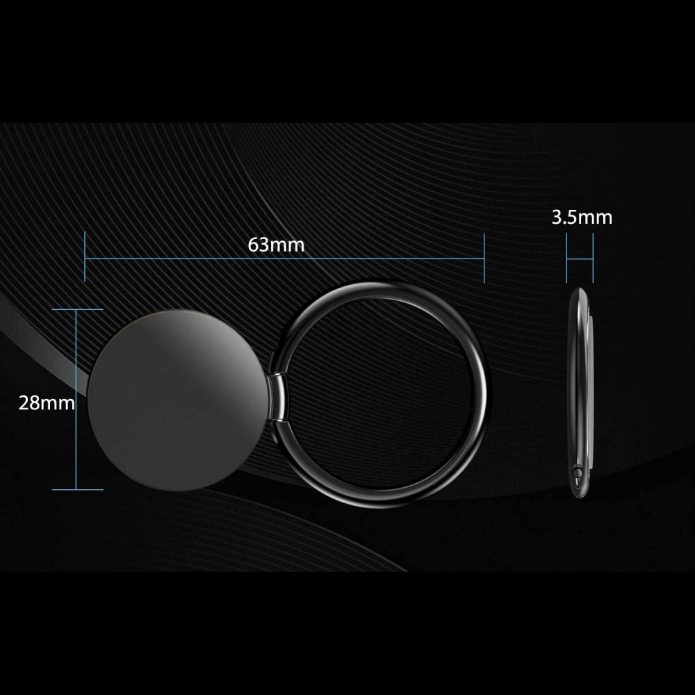 TECH-PROTECT ANELLO MAGNETICO PER TELEFONO NERO