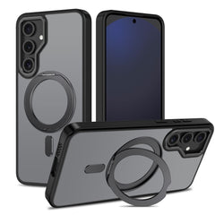 COPERTURA TECH-PROTECT MAGRING MAGSAFE GALAXY S24 FE NERO OPACO