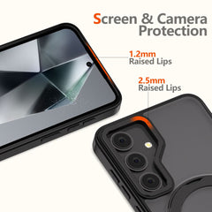 COPERTURA TECH-PROTECT MAGRING MAGSAFE GALAXY S25 NERO OPACO