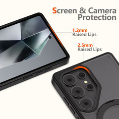 COPERTURA TECH-PROTECT MAGRING MAGSAFE GALAXY S25 ULTRA NERO OPACO