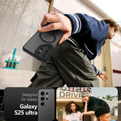COPERTURA TECH-PROTECT MAGRING MAGSAFE GALAXY S25 ULTRA NERO OPACO