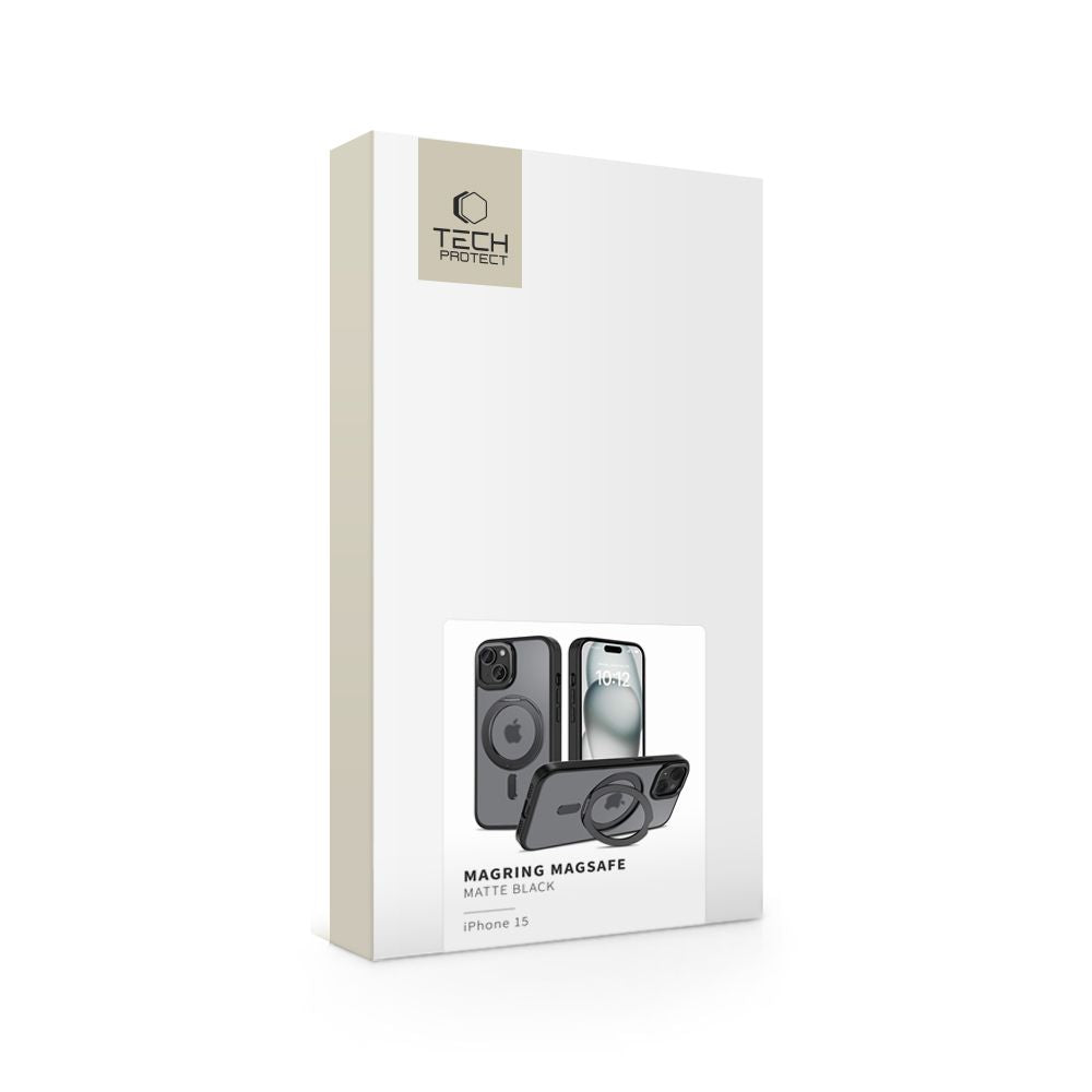 TECH-PROTECT MAGRING MAGSAFE IPHONE 15 NERO OPACO