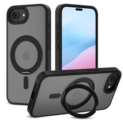 COPERTURA TECH-PROTECT MAGRING MAGSAFE IPHONE 16E NERO OPACO