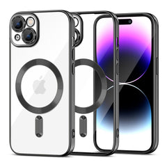 COPERTURA PER IPHONE 15 MAGSAFE HEYCASE MAGSHINE NERA