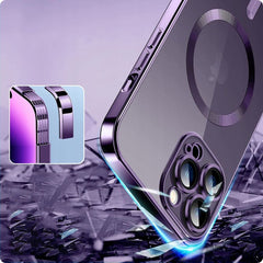 COPERTURA PER IPHONE 15 PRO MAGSAFE HEYCASE MAGSHINE NERA