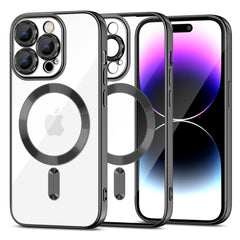 COPERTURA PER IPHONE 15 PRO MAGSAFE HEYCASE MAGSHINE NERA