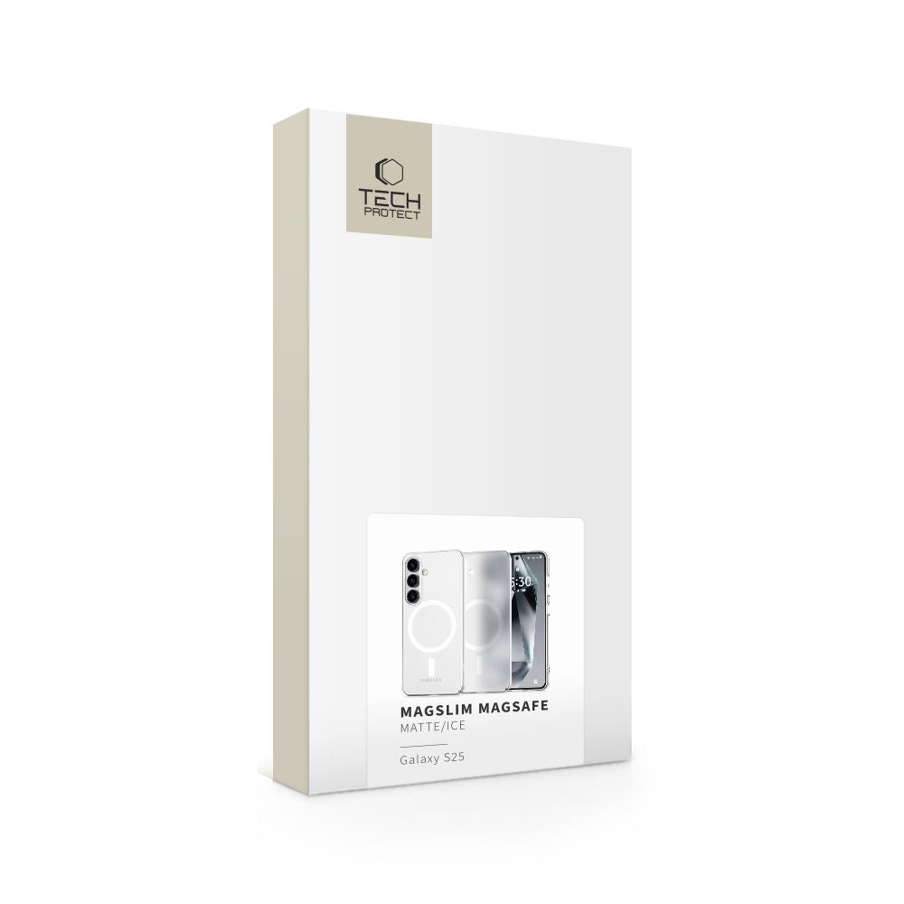 COPERTURA TECH-PROTECT MAGSLIM MAGSAFE GALAXY S25 MATTE/ICE