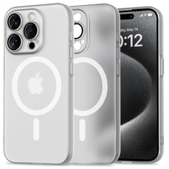 TECH-PROTECT MAGSLIM MAGSAFE IPHONE 15 PRO OPACO/BIANCO
