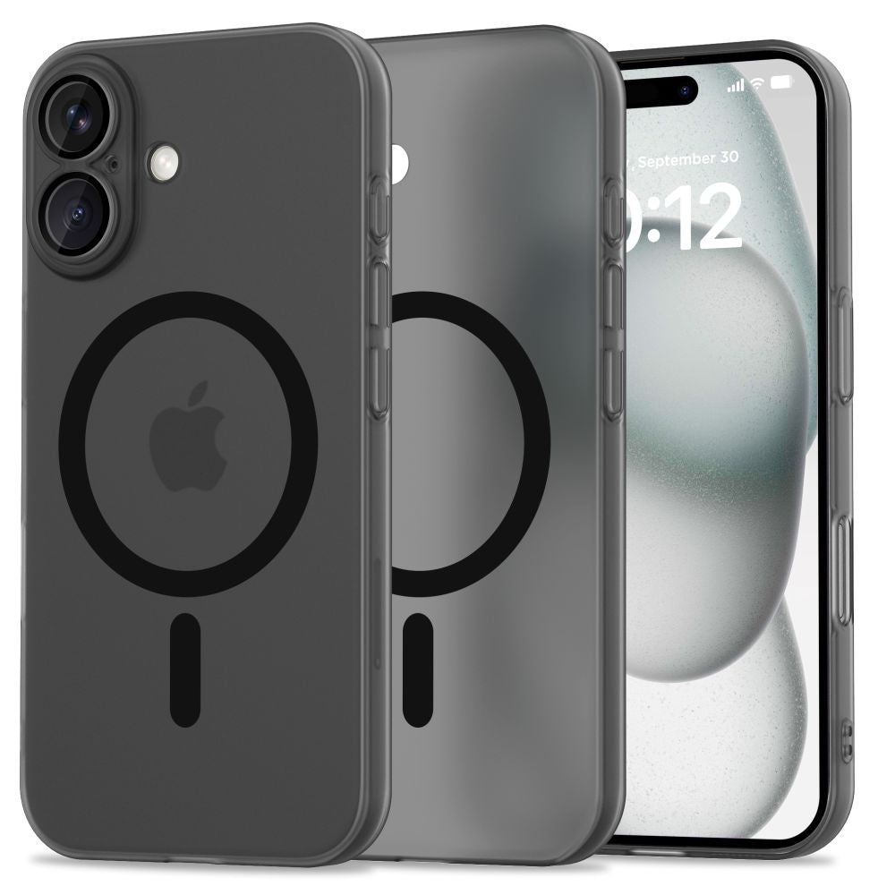 COPERTURA PER IPHONE 16 TECH-PROTECT MAGSLIM MAGSAFE OPACO/NERO