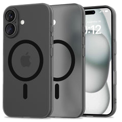 COPERTURA PER IPHONE 16 TECH-PROTECT MAGSLIM MAGSAFE OPACO/NERO