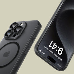 COPERTURA TECH-PROTECT MAGSLIM MAGSAFE IPHONE 16E OPACO/NERO