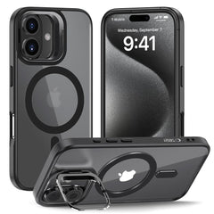 COPERTURA TECH-PROTECT MAGSTAND MAGSAFE IPHONE 16 NERO OPACO