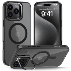 COPERTURA TECH-PROTECT MAGSTAND MAGSAFE IPHONE 16 PRO NERO OPACO