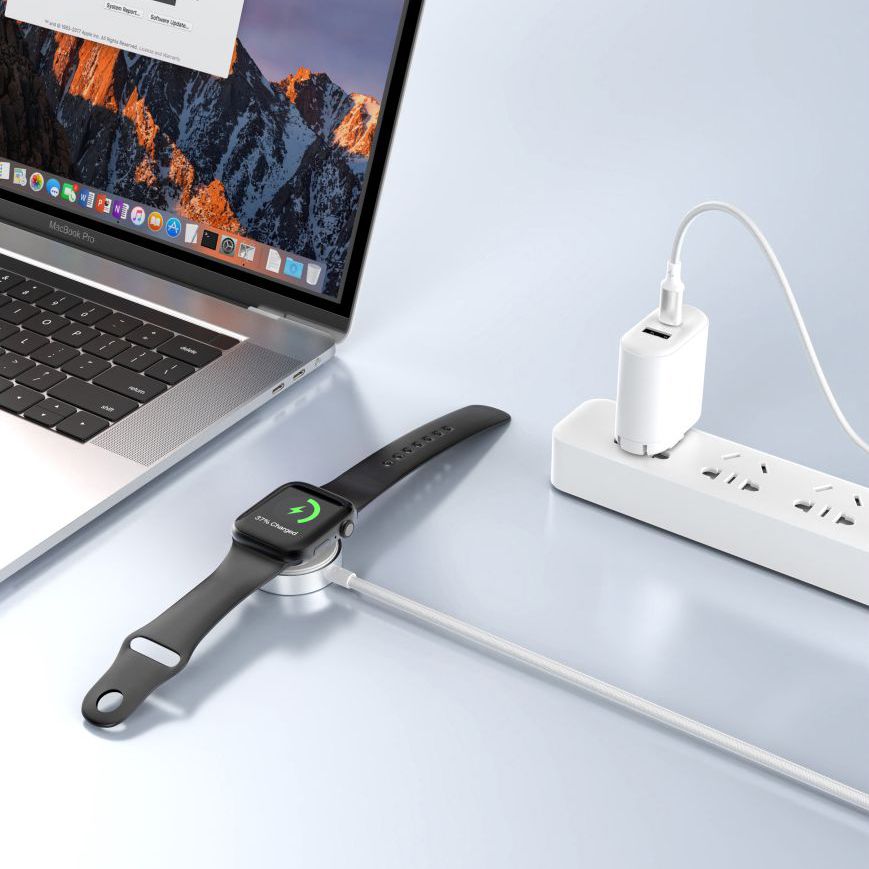 CAVO DI RICARICA MAGNETICO TECH-PROTECT MC02 ULTRABOOST 100CM PER APPLE WATCH BIANCO