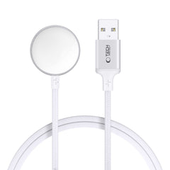 CAVO DI RICARICA MAGNETICO TECH-PROTECT MC02 ULTRABOOST 100CM PER APPLE WATCH BIANCO