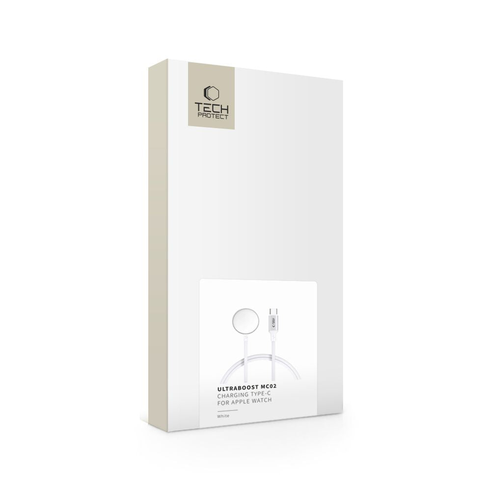 CAVO MAGNETICO TYPE-C 100CM TECH-PROTECT MC02 ULTRABOOST PER APPLE WATCH BIANCO