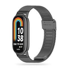 BRACCIALE PER XIAOMI MI BAND 8 / 9 / NFC DOOP MILANESE LOOP NERO