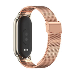 CINTURINO PER XIAOMI MI BAND 8 / 9 / NFC DOOP MILANESE LOOP ORO ROSA