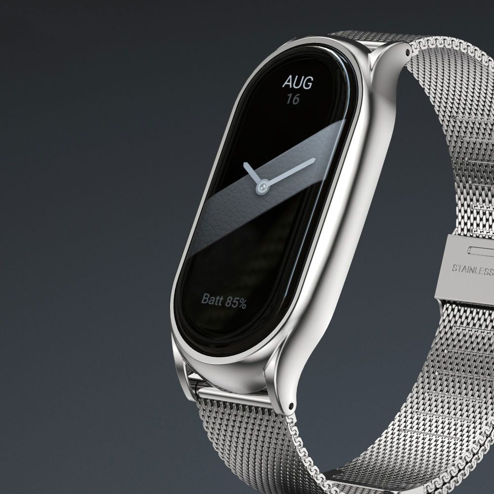 CINTURINO PER XIAOMI MI BAND 8 / 9 / NFC TECH-PROTECT MILANESEBAND STARLIGHT