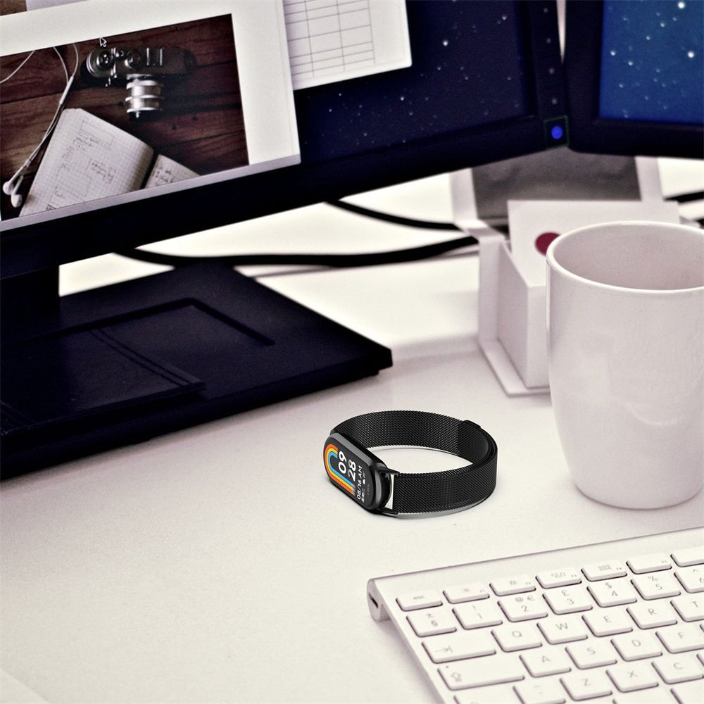 CINTURINO PER XIAOMI MI BAND 8 / 9 / NFC TECH-PROTECT MILANESEBAND STARLIGHT