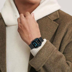 CINTURINO TECH-PROTECT MILANO APPLE WATCH 6 / 7 / 8 / 9 / 10 / SE / ULTRA 1 / 2 (44 / 45 / 46 / 49 MM) NERO