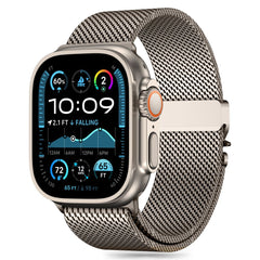 CINTURINO TECH-PROTECT MILANO APPLE WATCH 6 / 7 / 8 / 9 / 10 / SE / ULTRA 1 / 2 (44 / 45 / 46 / 49 MM) TITANIO