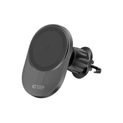 Supporto per telefono da auto con ricarica wireless TECH-PROTECT MM15W-V1 MAGNETIC MAGSAFE VENT CAR MOUNT WIRELESS CHARGER 15W NERO