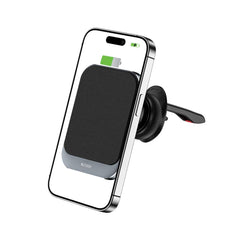 Supporto per telefono da auto con ricarica wireless TECH-PROTECT MM15W-V2 MAGNETIC MAGSAFE VENT CAR MOUNT WIRELESS CHARGER 15W NERO