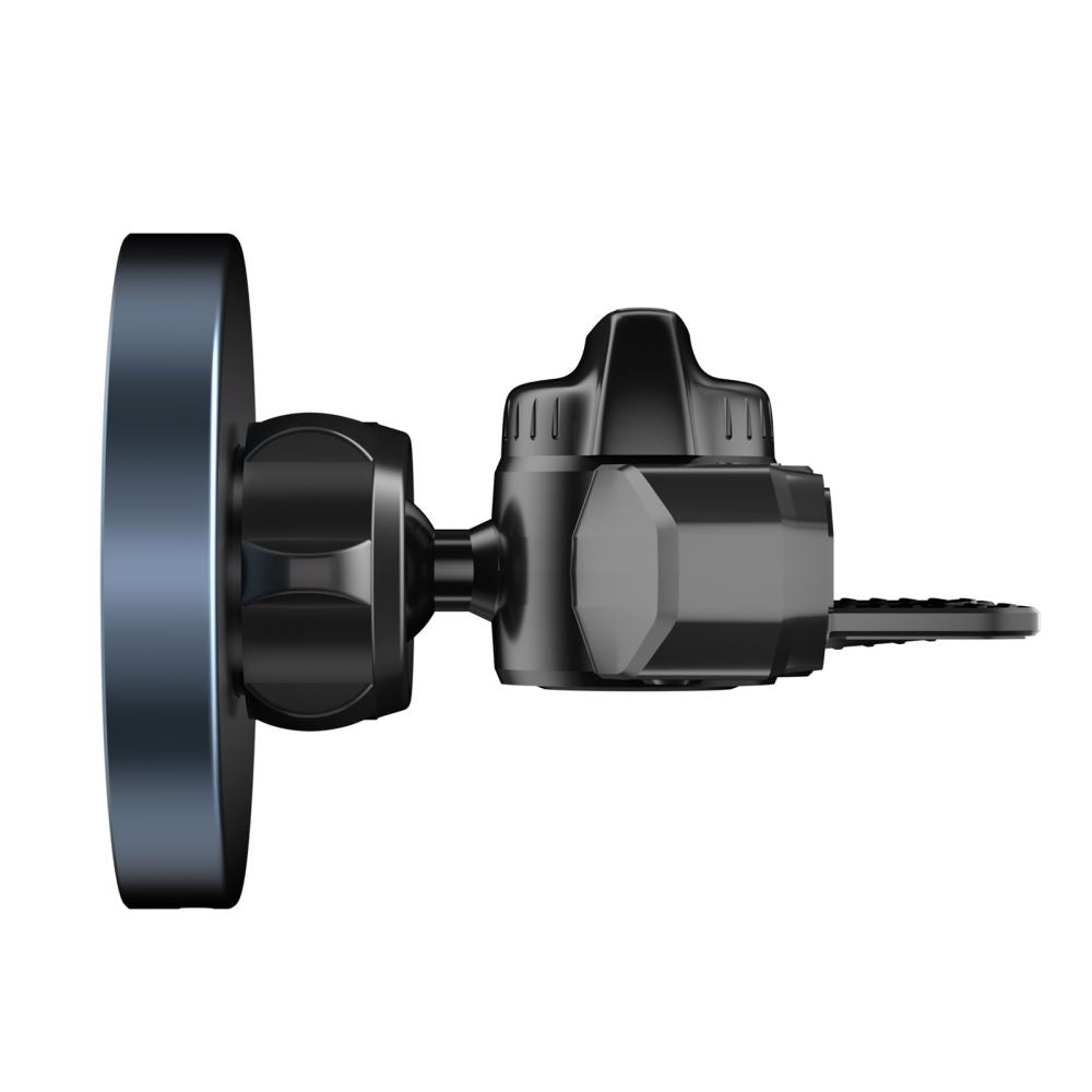 Supporto per telefono da auto con ricarica wireless TECH-PROTECT MM15W-V5 MAGNETIC MAGSAFE CD & VENT CAR MOUNT WIRELESS CHARGER 15W NERO/NERA