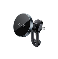 Supporto per telefono da auto con ricarica wireless TECH-PROTECT MM15W-V5 MAGNETIC MAGSAFE STABLE VENT CAR MOUNT WIRELESS CHARGER 15W NERO/NERO