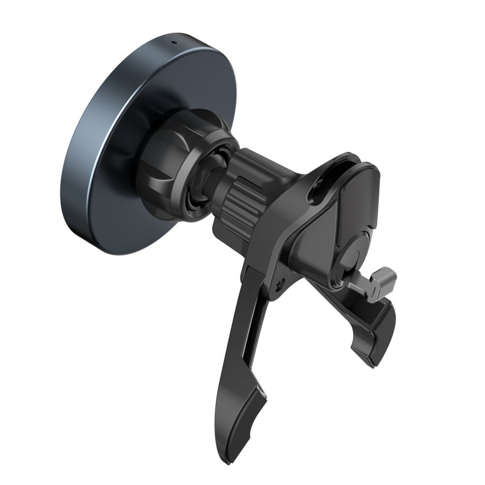 Supporto per telefono da auto con ricarica wireless TECH-PROTECT MM15W-V5 MAGNETIC MAGSAFE STABLE VENT CAR MOUNT WIRELESS CHARGER 15W NERO/NERO