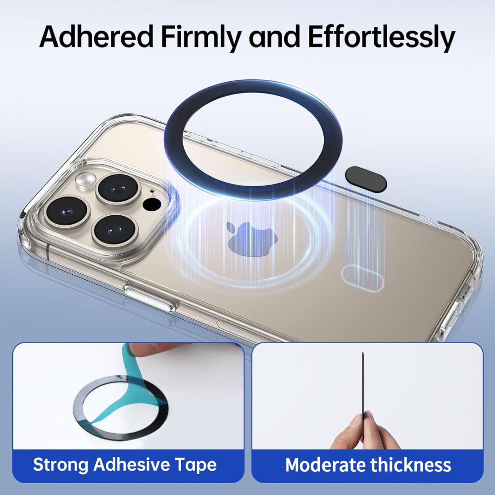 TECH-PROTECT MMP-100 ANELLO MAGNETICO MAGSAFE 2-PACK NERO E BIANCO