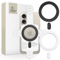 TECH-PROTECT MMP-100 ANELLO MAGNETICO MAGSAFE 2-PACK NERO E BIANCO