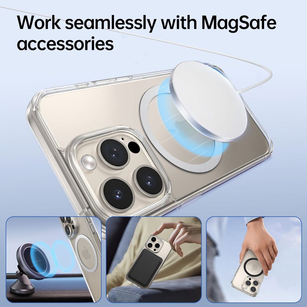 TECH-PROTECT MMP-110 2IN1 ANELLO MAGNETICO MAGSAFE ARGENTO E NERO