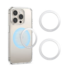 TECH-PROTECT MMP-110 2IN1 ANELLO MAGNETICO MAGSAFE ARGENTO & ARGENTO