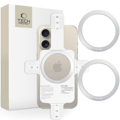 TECH-PROTECT MMP-110 2IN1 ANELLO MAGNETICO MAGSAFE ARGENTO & ARGENTO