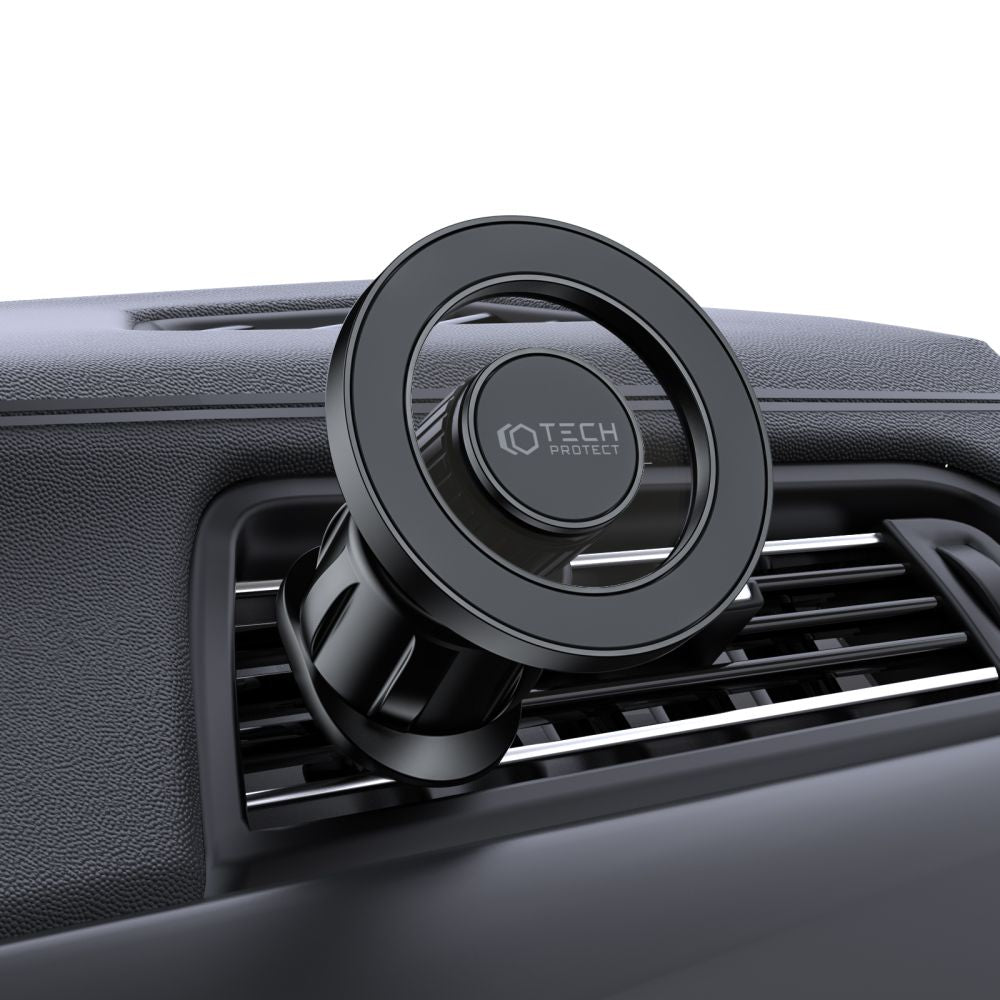 MONTAGGIO PER AUTO TECH-PROTECT N51 MAGNETIC MAGSAFE VENT CAR MOUNT NERO