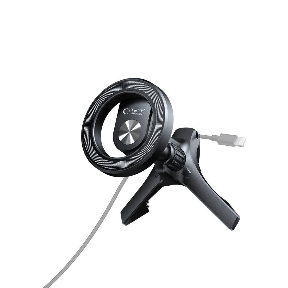 MONTAGGIO PER TELEFONO AUTO TECH-PROTECT N53 MAGNETICO MAGSAFE STABILE VENT CAR MOUNT NERO