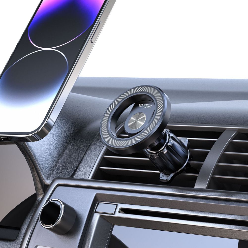 MONTAGGIO PER AUTO TECH-PROTECT N53 MAGNETICO MAGSAFE VENT NERO
