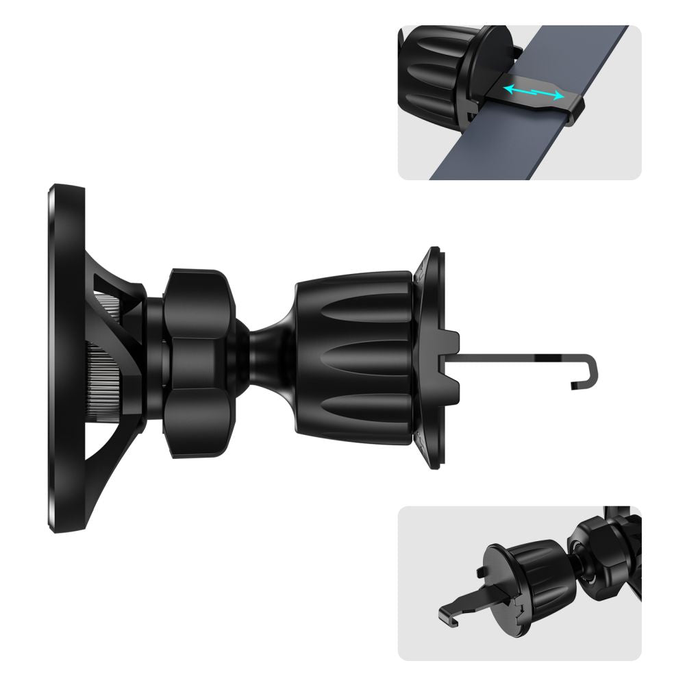 MONTAGGIO PER AUTO TECH-PROTECT N54 MAGNETIC MAGSAFE VENT CAR MOUNT NERO