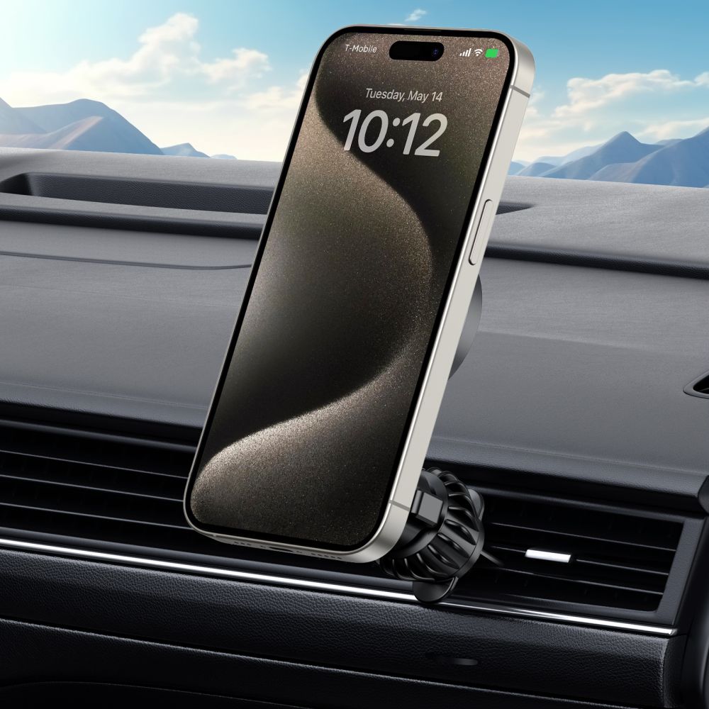 Supporto per telefono da auto TECH-PROTECT N55 MAGNETIC MAGSAFE VENT CAR MOUNT NERO